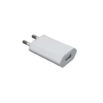 USB punjač 230V / 5V, 1A bijeli-0