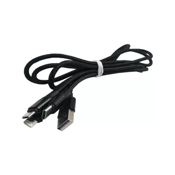 Kabel USB B(M) 3in1 iPh/C/mikro USB B (M)-0